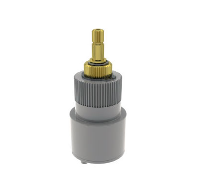 Coaxial thermostat cartridge