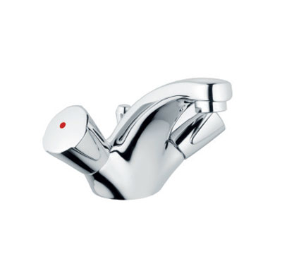 Two handle wash basin mixer